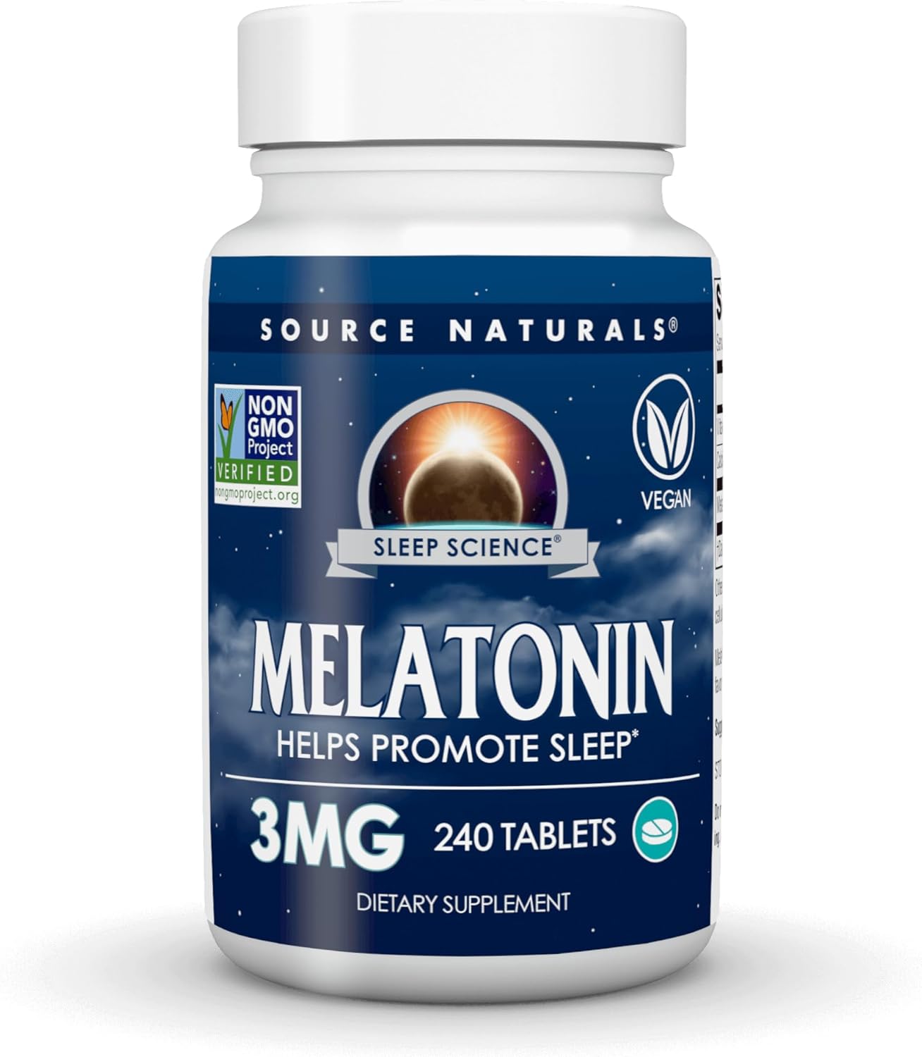 Source Naturals Sleep Science Melatonin 3mg 240 Tablets