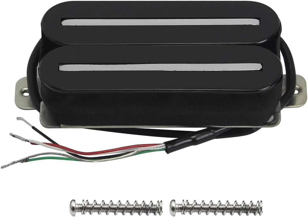 FLEOR High Output Bridge Pickup Hot Dual Rail Humbucker Pickups