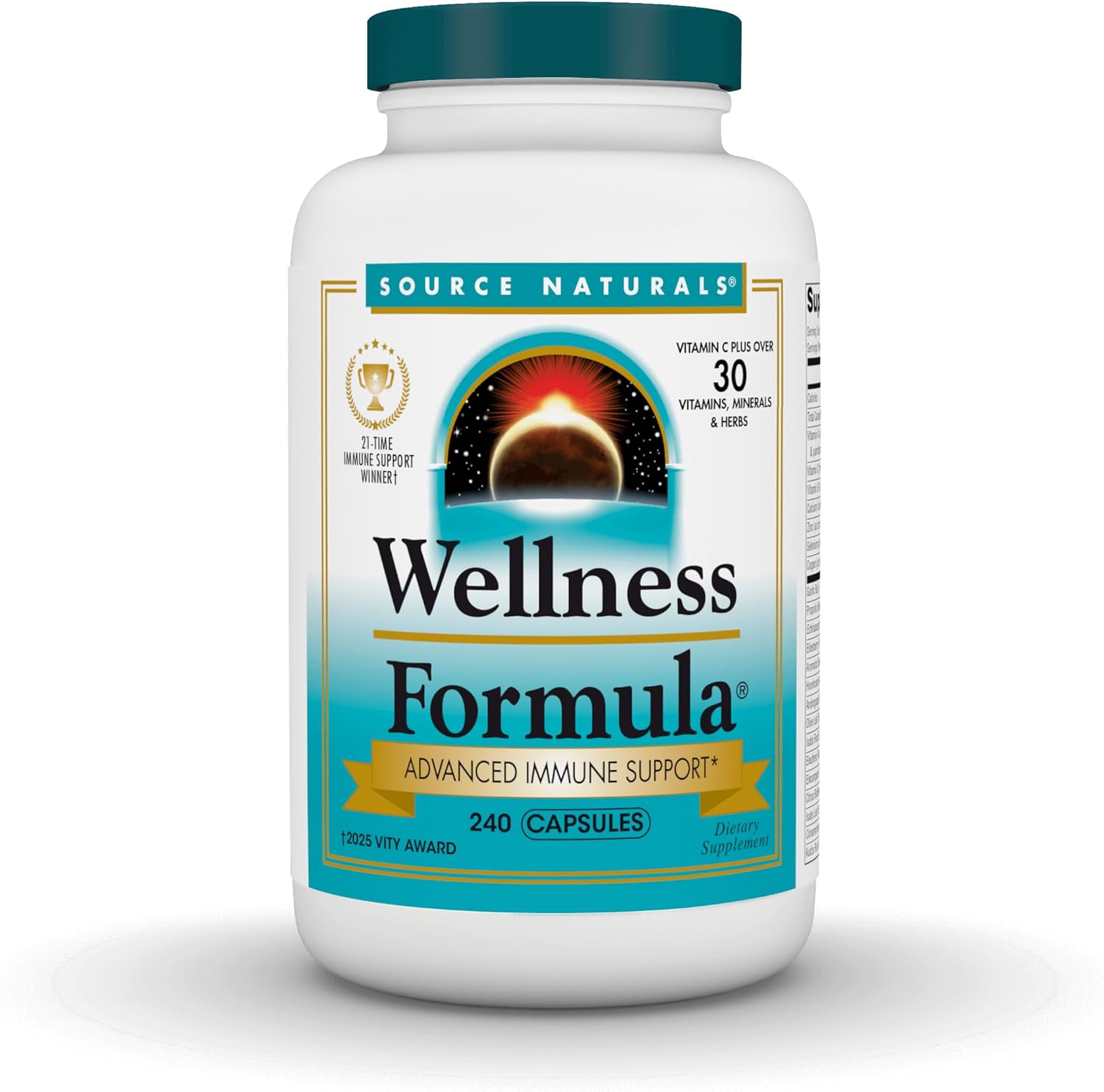 Source Naturals Wellness Formula Bio-Aligned Advanced Immune Support 240 Capsules