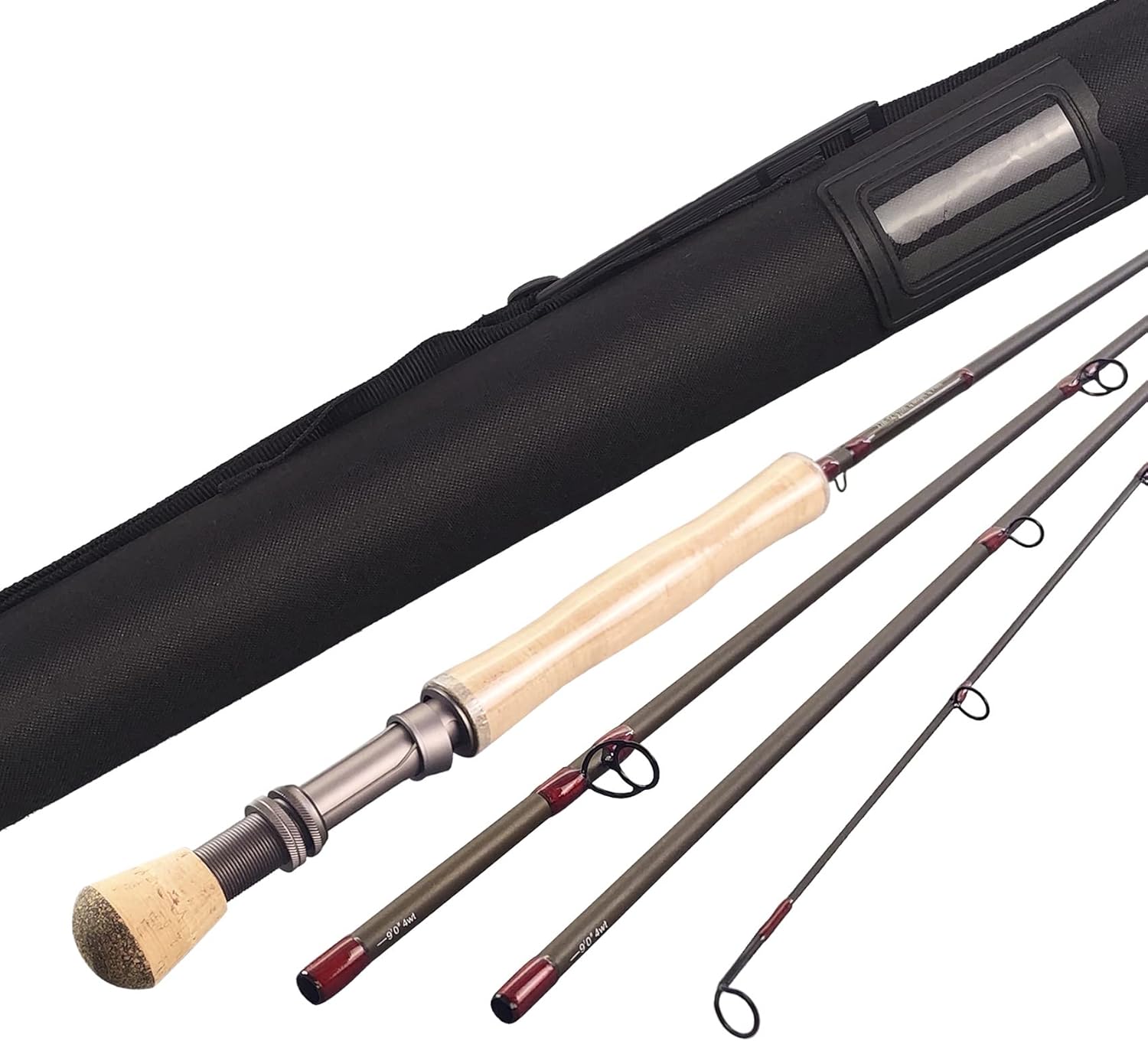 Aventik Fly Fishing Rods Z European Master Design Wild Trout Perfect Cast IM12 Nano 9' LW5, LW6, LW7, LW8 All in 4 Pieces Ultra Fast Action Quality Carbon Rod Tube Super Light Carp Fly Rod