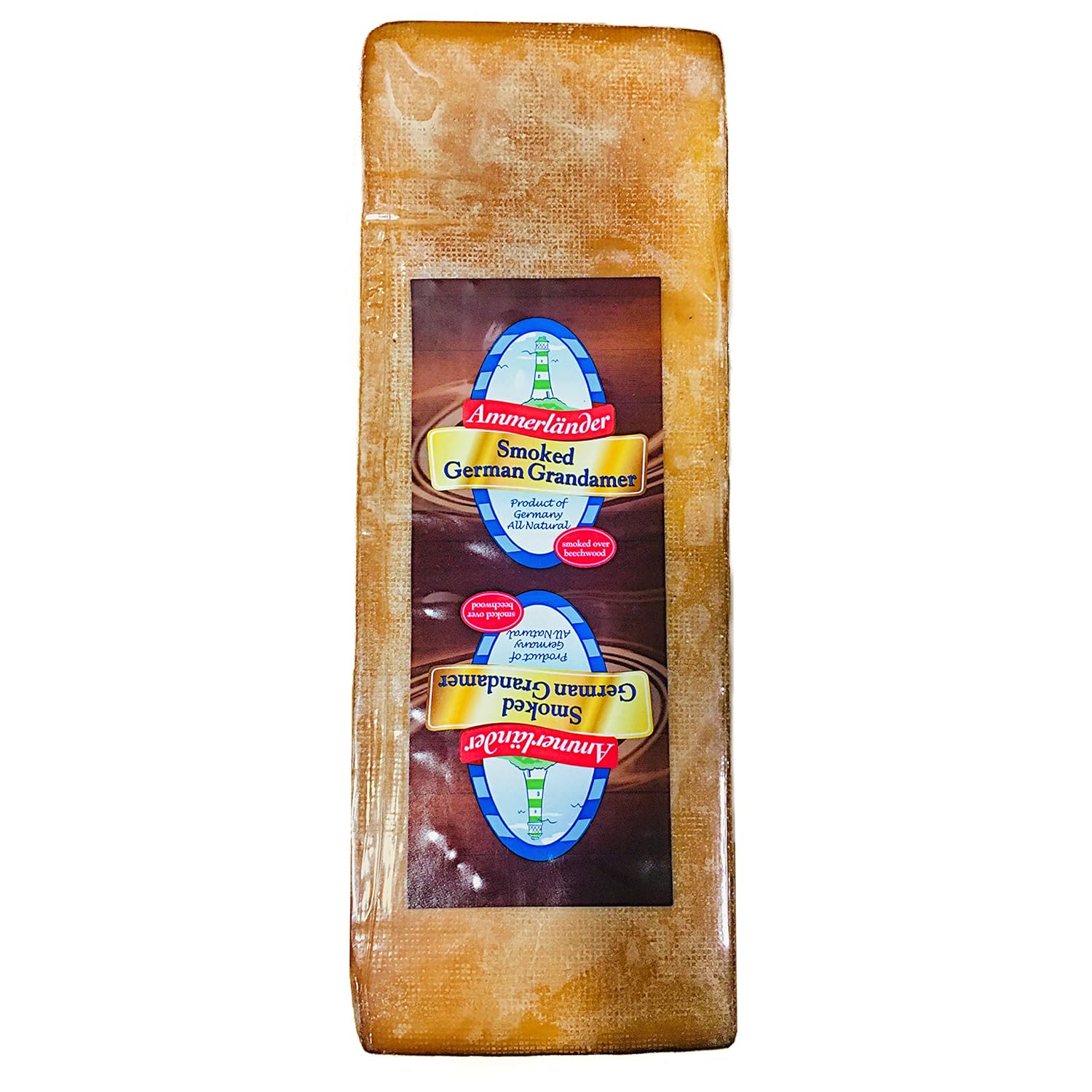 Ammerlander Smoked German Grandamer Cheese from Germany 3.5-4 Pound (Pack of 1)