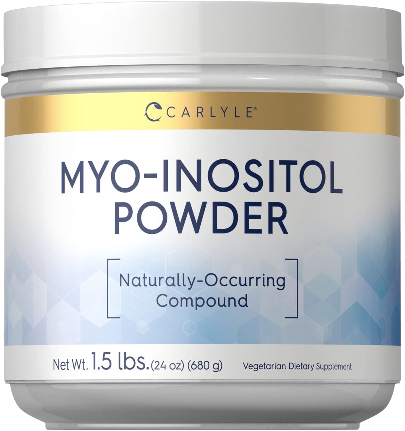 Carlyle Amazon.com: Carlyle Myo-Inositol Powder Supplement | 1.5 lbs | Naturally Occuring Compound | Vegetarian, Non-GMO, Gluten Free